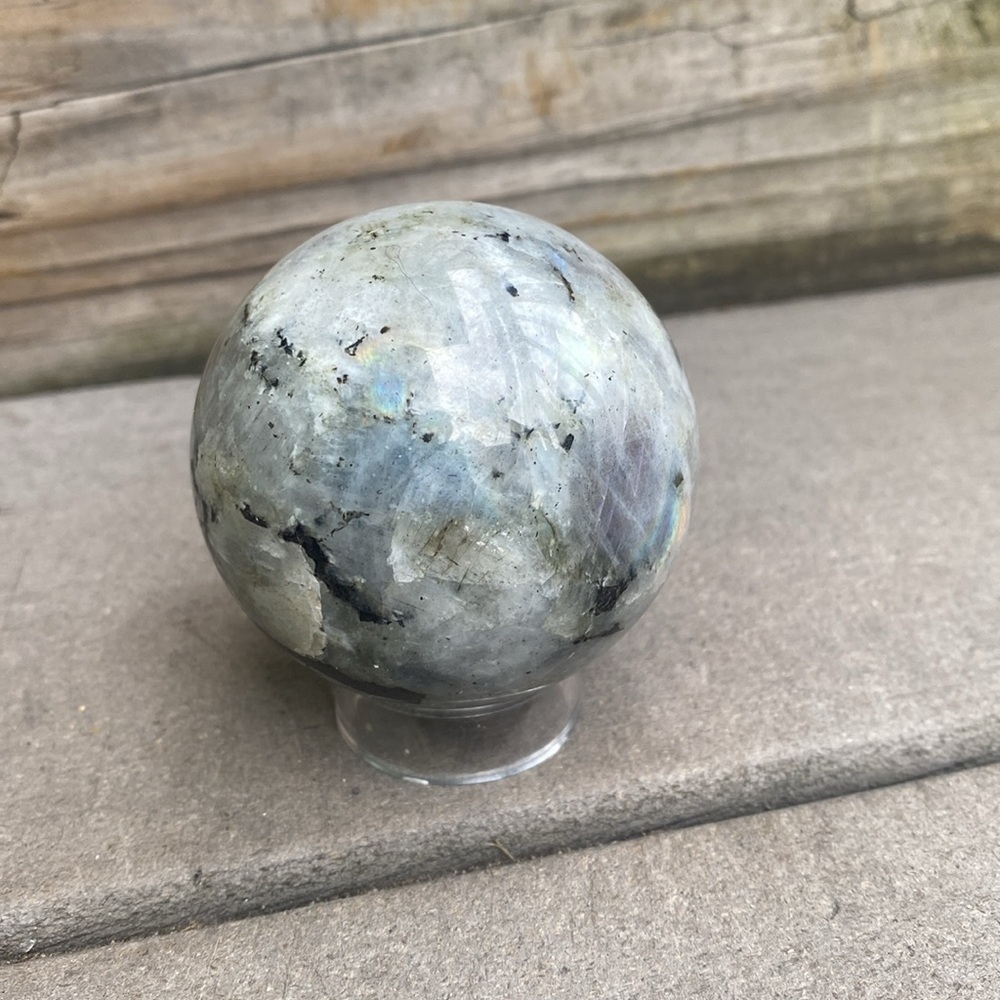 Labradorite Sunset Sphere - Picture 4 of 12